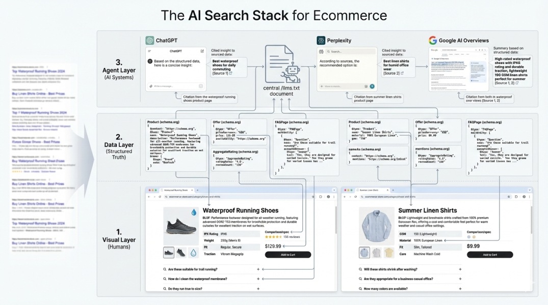 Featured image for Beyond Blue Links: How AI Search Understands Retail Products (AEO, GEO & Entity SEO)