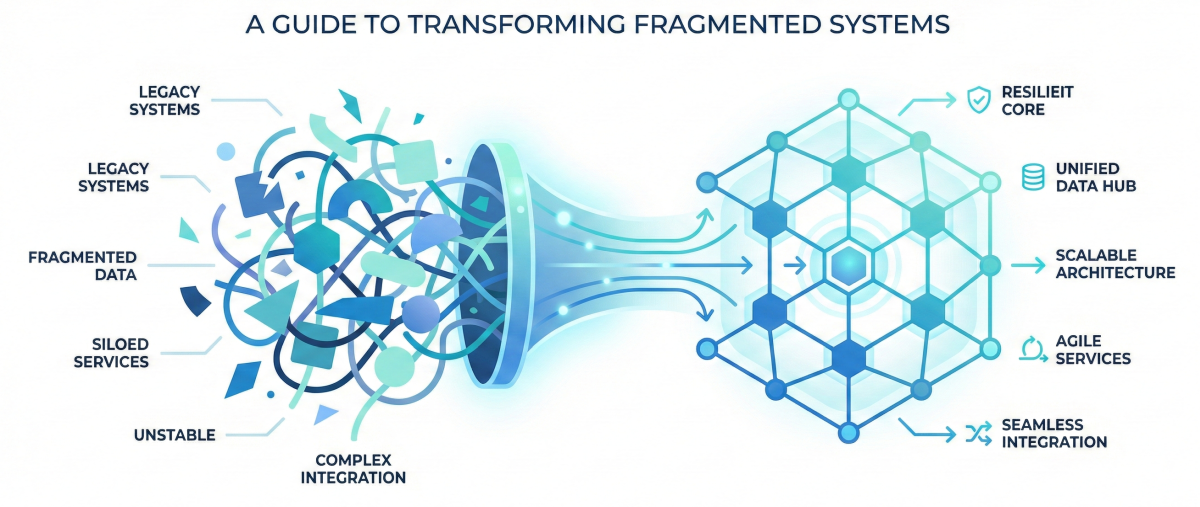 A practical, future-ready blueprint for retailers to move from fragmented ERP, WMS, OMS, POS, and Shopify-style setups to a resilient unified commerce architecture that scales beyond 10 stores without operational chaos.