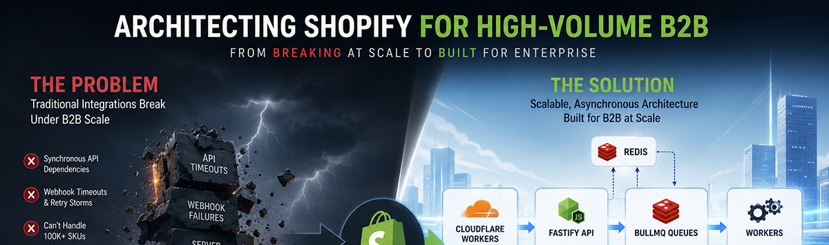 Featured image for Architecting Shopify for High-Volume B2B: A Systems Engineering Approach